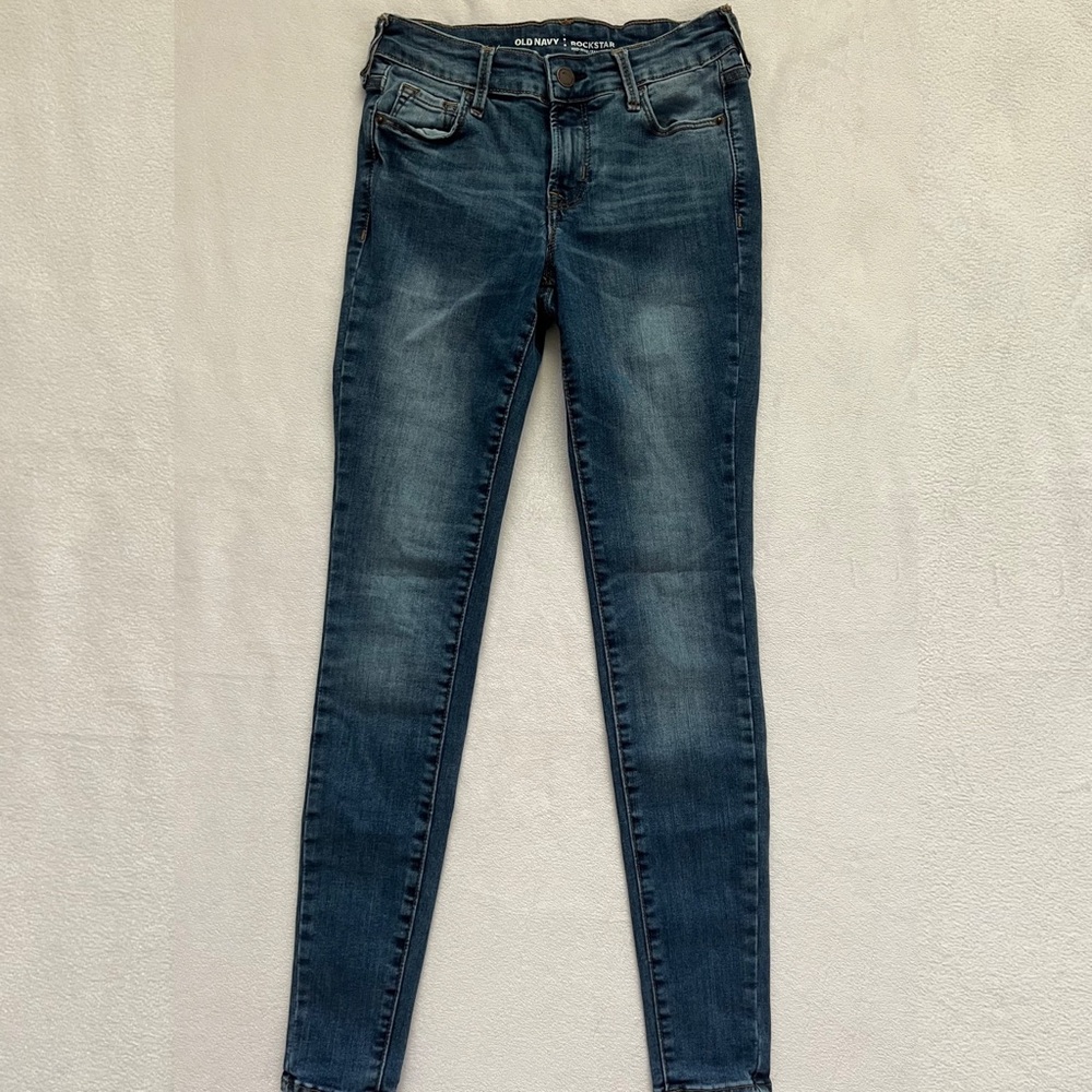 Old Navy Mid-Rise Rockstar Skinny Jeans